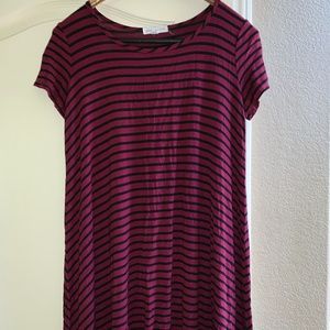 Striped T-Shirt Dress